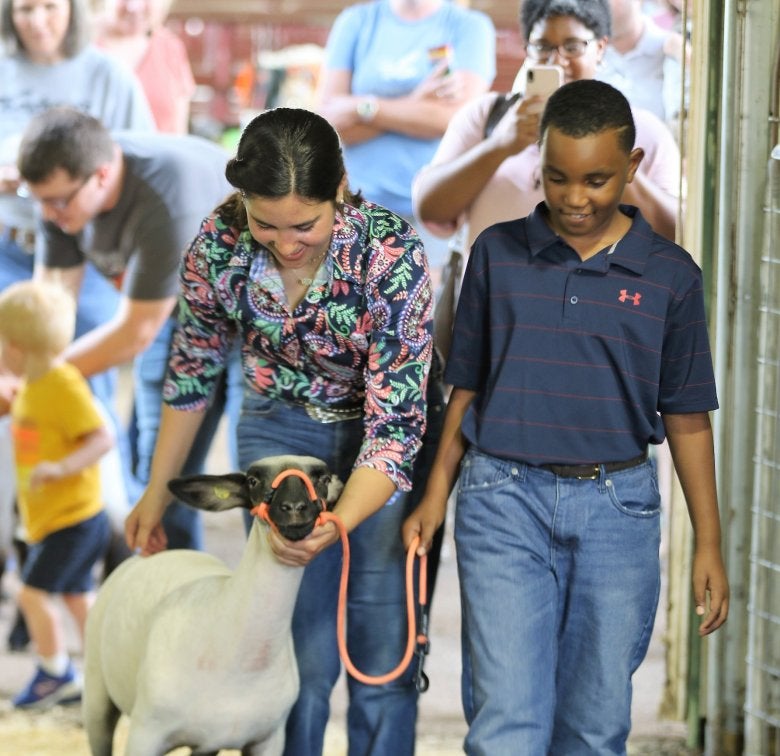 Child with Lamb